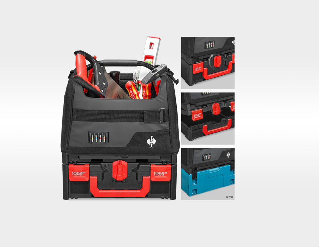 e.s.tool concept: Werkzeugtasche offen e.s.tool concept + schwarz 7