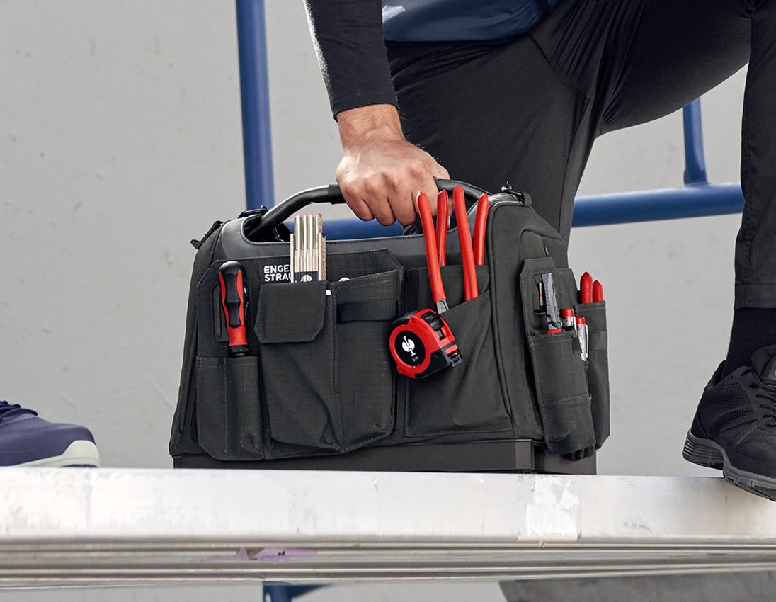 e.s.tool concept: Werkzeugtasche offen e.s.tool concept + schwarz 9