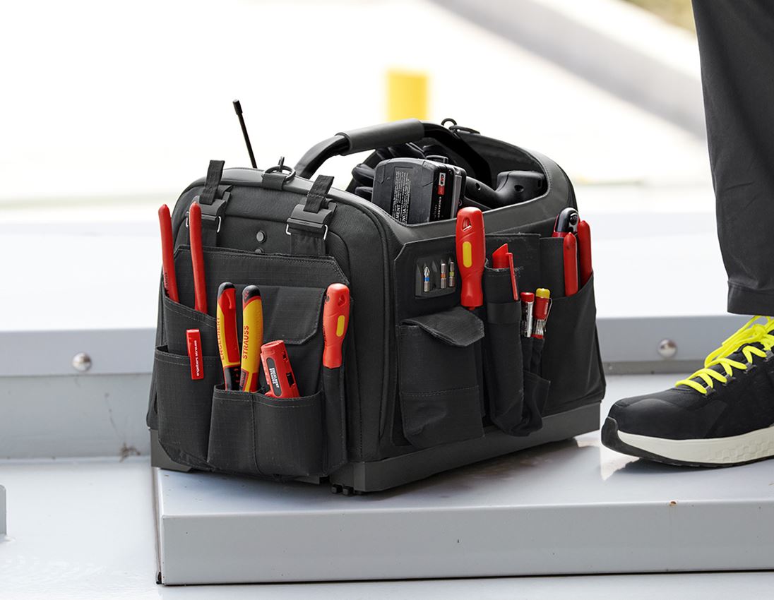 e.s.tool concept: Werkzeugtasche offen e.s.tool concept + schwarz 8