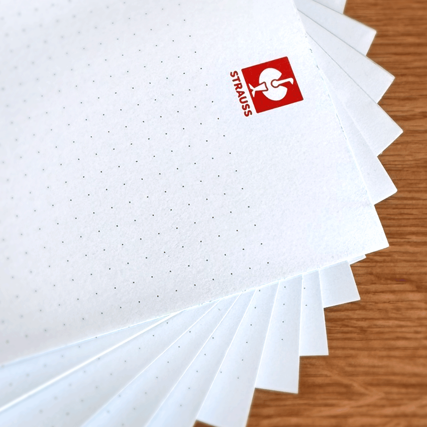 Papierprodukte: STRAUSS Notizblock A6, 10er Pack 2