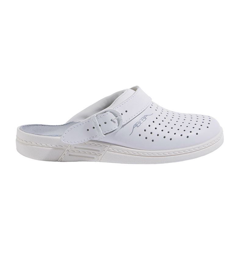 Medical: ABEBA OB Pantolette Tahiti + weiß 1