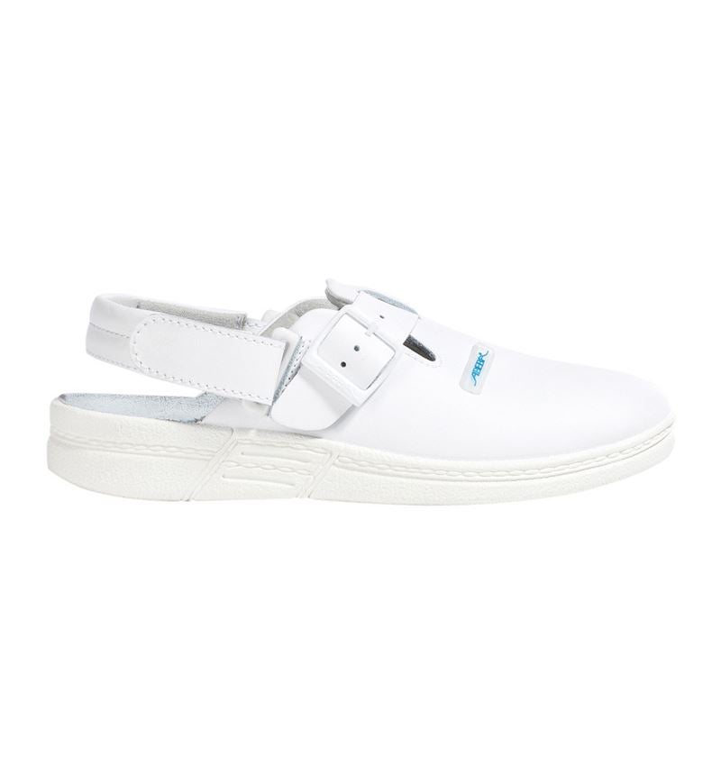 Medical: ABEBA OB Pantolette Caracas + weiß