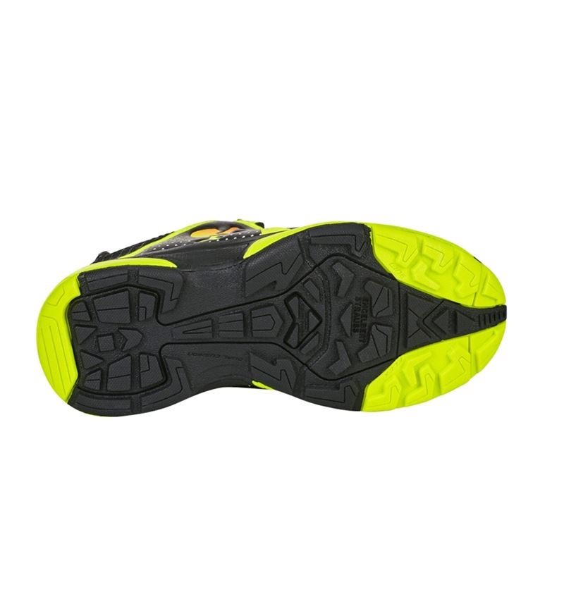 Chaussures pour enfants: Chaussures Allround e.s. Minkar II, enfants + noir/jaune fluo/orange fluo 3