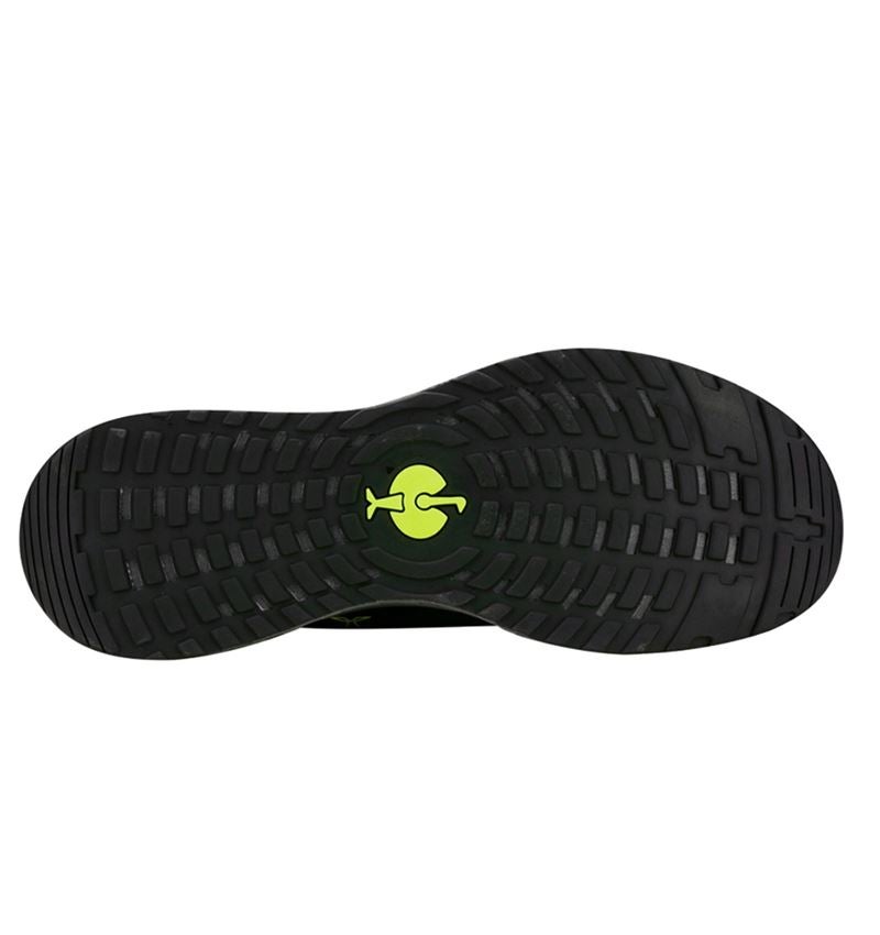 SB: SB Sicherheitshalbschuhe e.s. Comoe low + schwarz/warngelb/warnorange 3