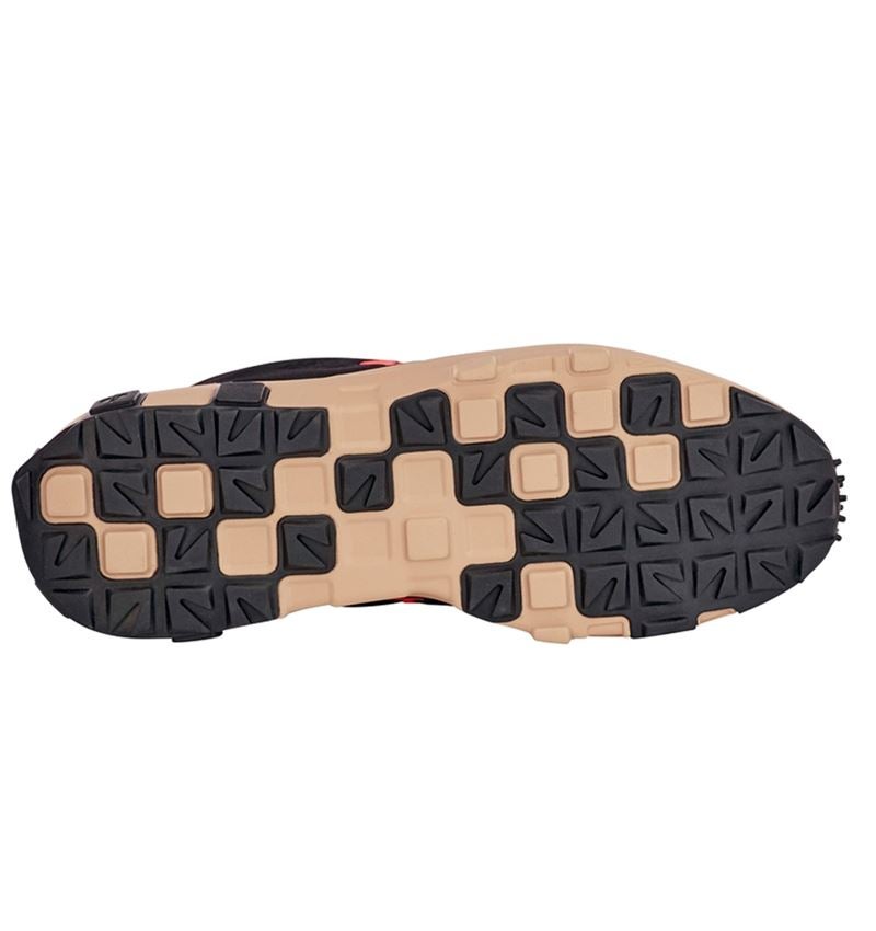 O6: O6 Berufsschuhe e.s. Poli low + schwarz/neutralbeige 6
