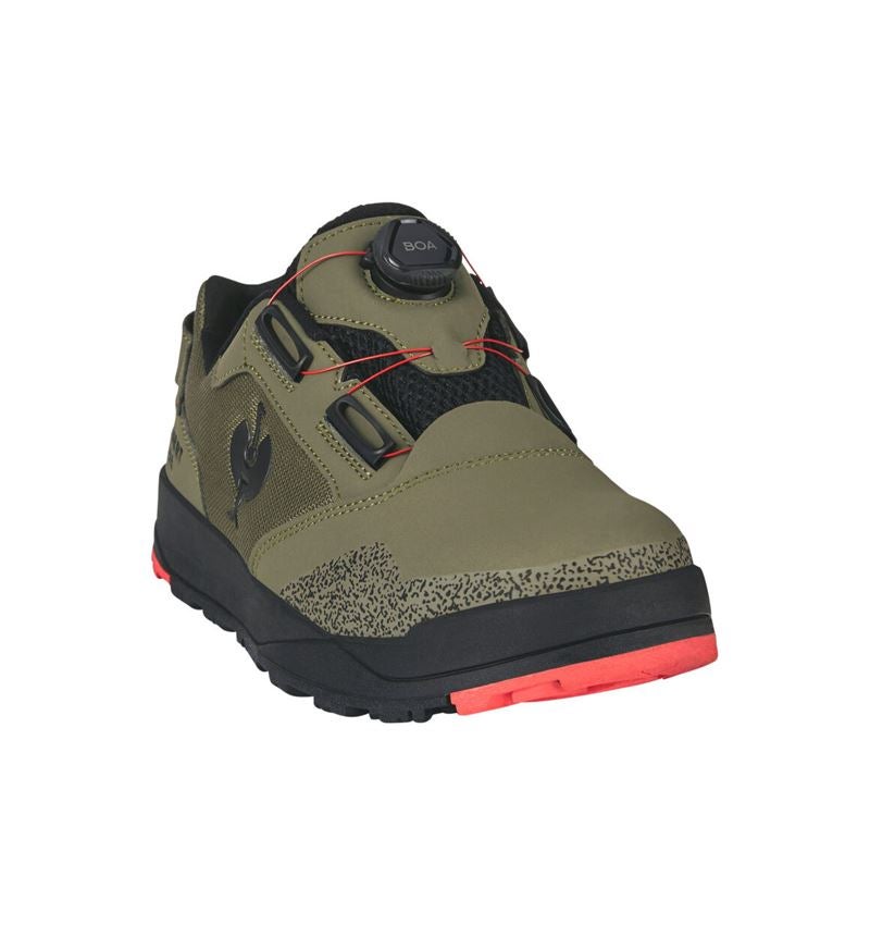S1: S1 Chaussures basses de sécurité e.s. Nakuru low + vert stipa/rouge solaire 4