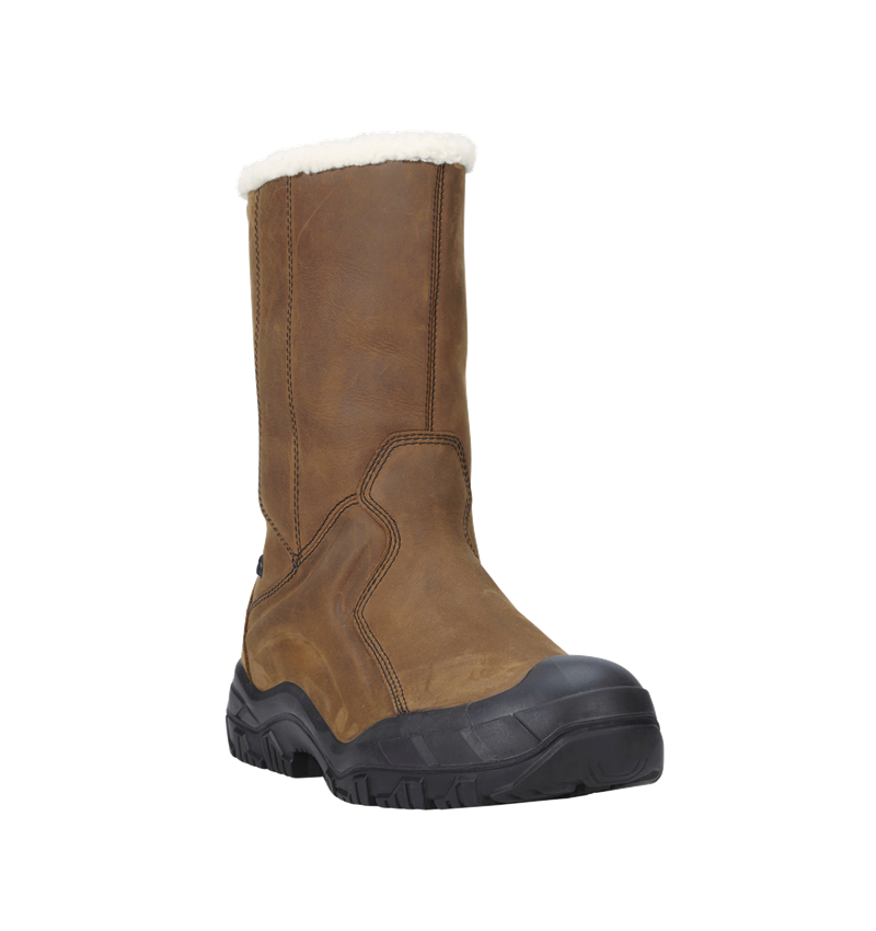 S7: S7 Sicherheitsschlupfstiefel e.s. Okomu high + braun 2