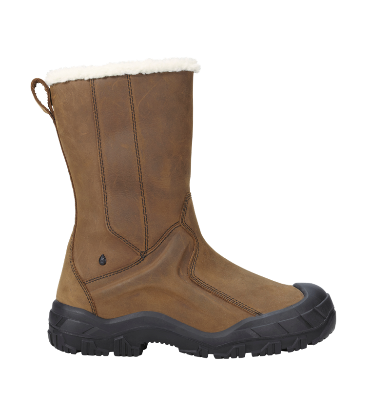 S7: S7 Sicherheitsschlupfstiefel e.s. Okomu high + braun 1