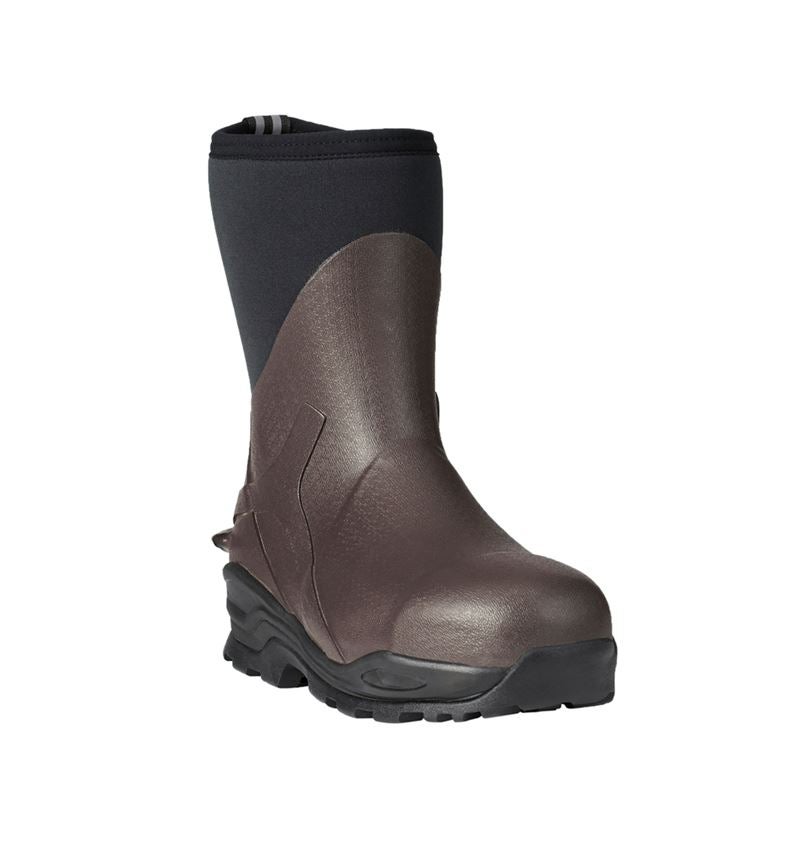 Gants d’hiver: S5 Bottes de sécurité en néoprène e.s. Kore high + marron/noir 3