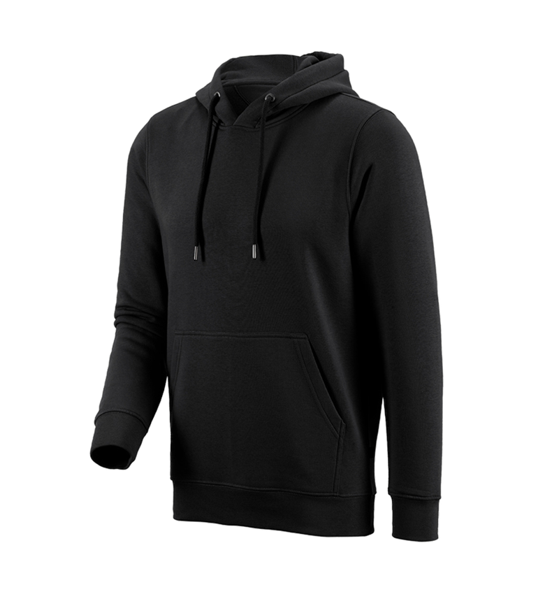 Themen: e.s. Hoody-Sweatshirt poly cotton + schwarz