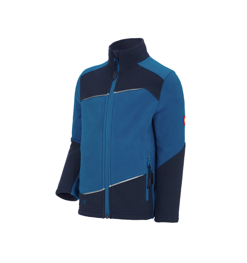 Themen: Fleece Jacke e.s.motion 2020, Kinder + atoll/dunkelblau 2