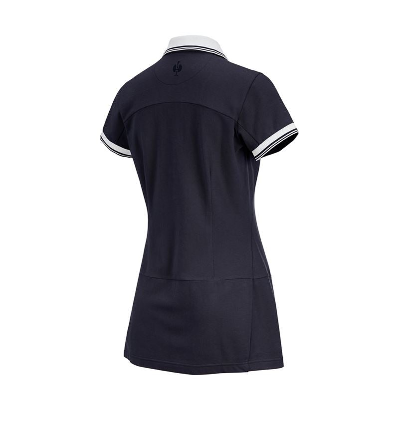 Robes | Jupes	: Robe piqué e.s.avida + bleu foncé 4