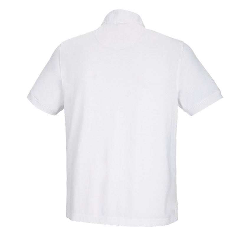Hauts: e.s. Polo cotton Mandarin + blanc 3