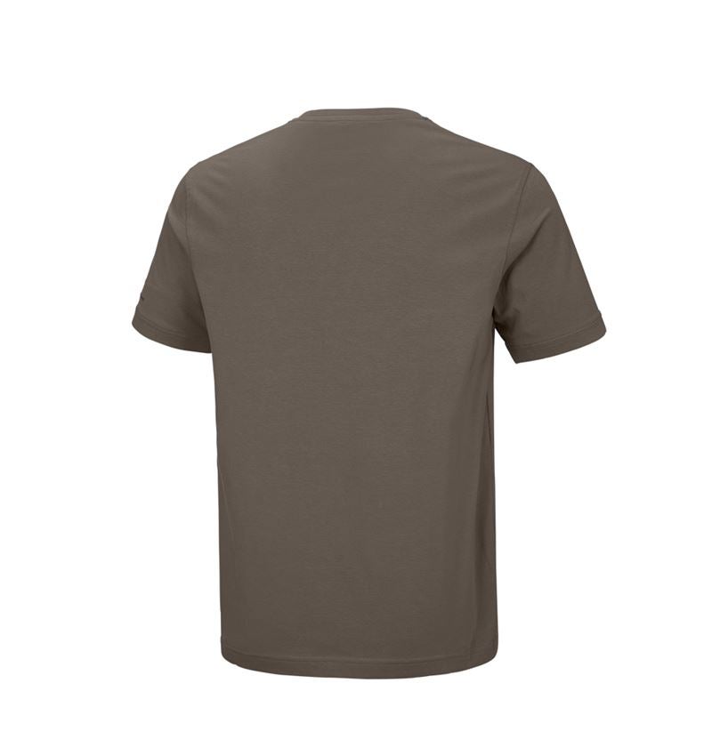 Hauts: e.s. T-shirt cotton stretch V-Neck + pierre 3