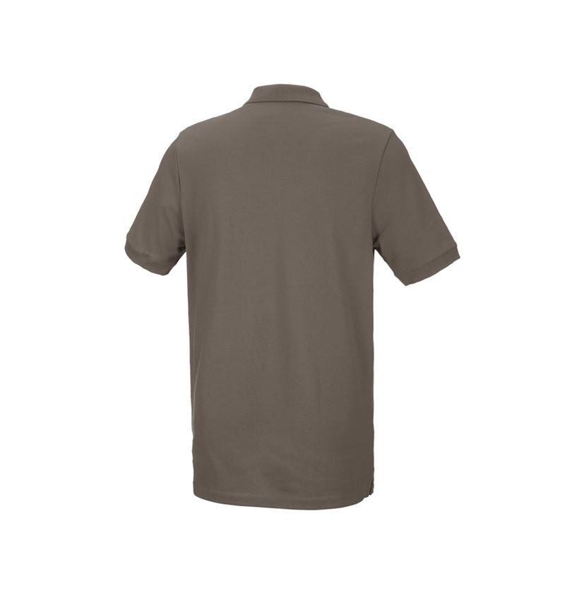 Thèmes: e.s. Piqué-Polo cotton stretch, long fit + pierre 3