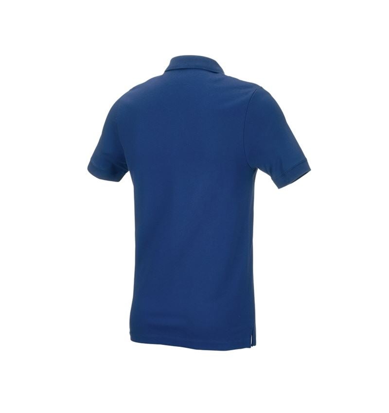 Hauts: e.s. Pique-Polo cotton stretch, slim fit + bleu alcalin 3