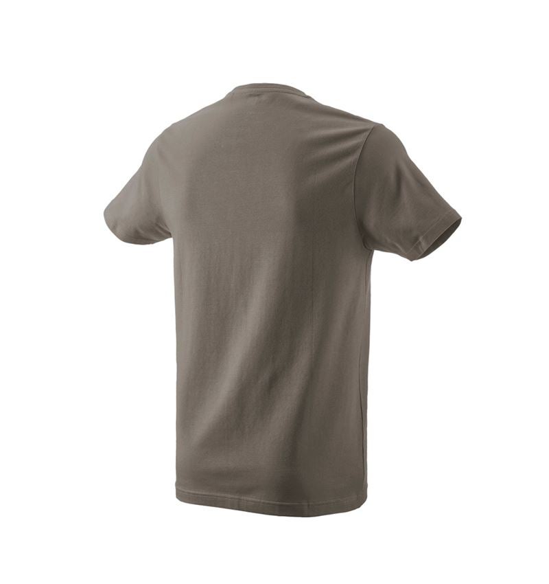 Shirts & Co.: e.s. T-Shirt 1908 + stein/weiß 3