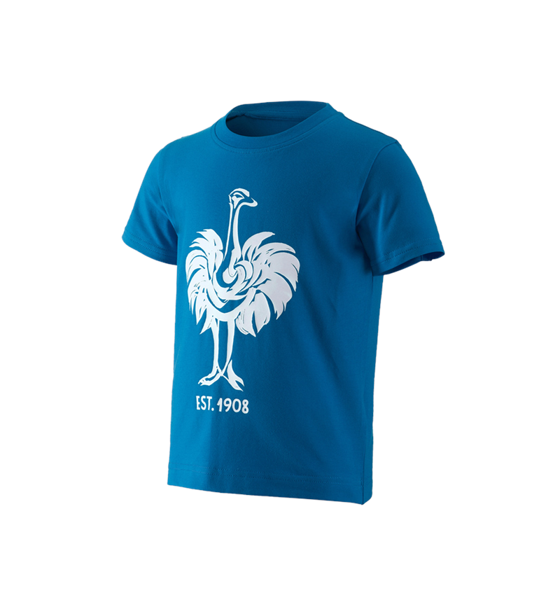 Shirts & Co.: e.s. T-Shirt 1908, Kinder + atoll/weiß 2