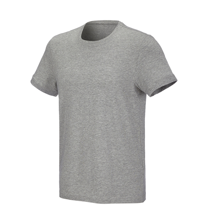 Shirts & Co.: e.s. T-Shirt cotton stretch + graumeliert 5
