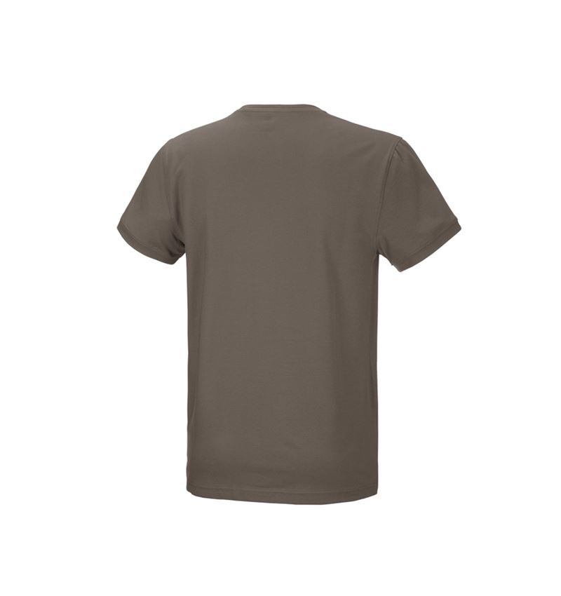 Hauts: e.s. T-Shirt cotton stretch + pierre 5