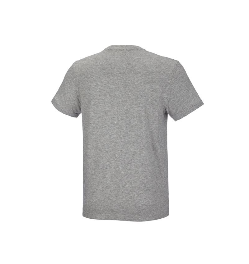 Shirts & Co.: e.s. T-Shirt cotton stretch + graumeliert 6