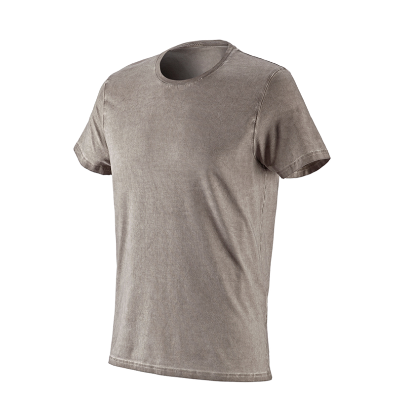 Shirts & Co.: e.s. T-Shirt vintage cotton stretch + taupe vintage 3