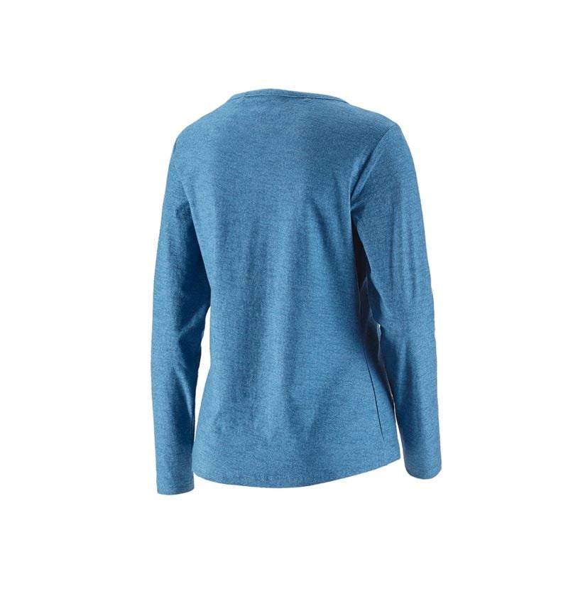 Shirts & Co.: Longsleeve e.s.vintage, Damen + arktikblau melange 4