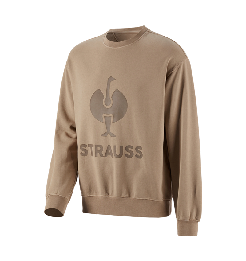 Thèmes: Sweatshirt Oversize e.s.motion ten + beige liège vintage 3