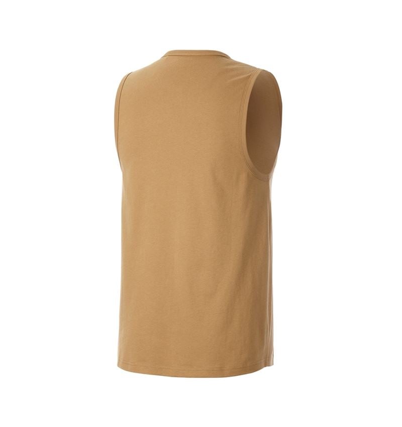 Shirts & Co.: Athletik-Shirt e.s.iconic + mandelbraun 1