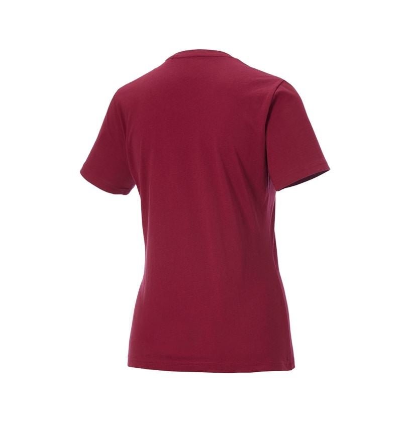 Shirts & Co.: e.s. T-Shirt cotton light, Damen + bordeaux 3