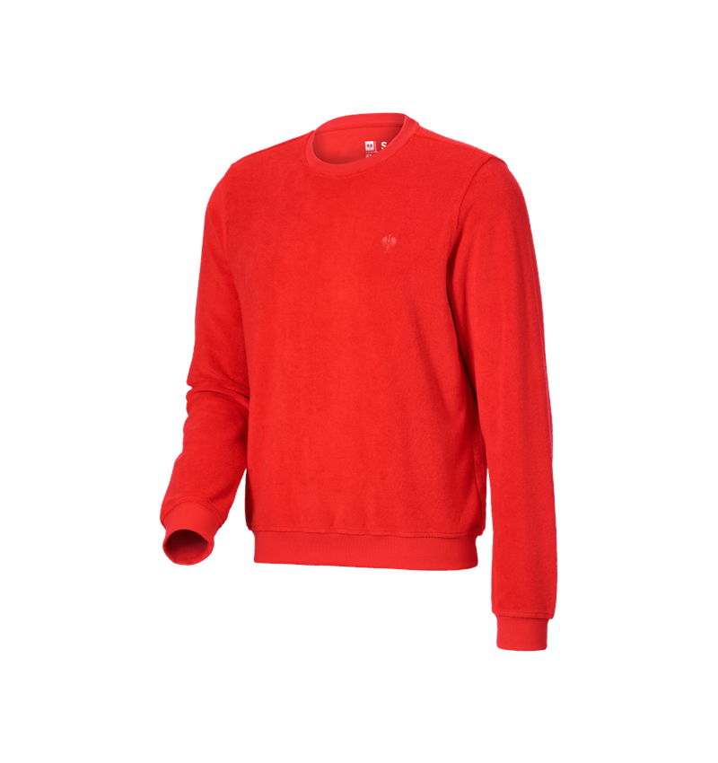 Hauts: e.s. Sweatshirt Terry + strauss rouge 3