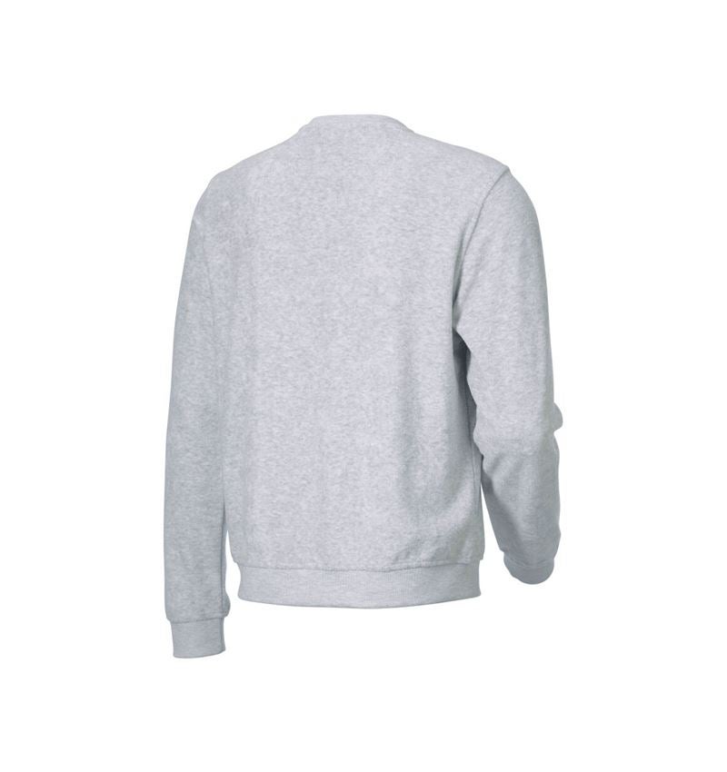 Hauts: e.s. Sweatshirt Terry + gris mélange 3