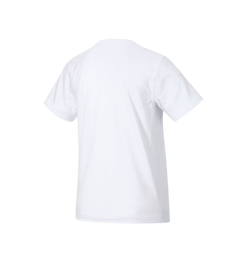 Hauts: T-Shirt e.s.industry, femmes + blanc 2