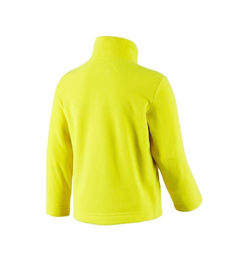 Shirts & Co.: Fleecetroyer e.s.trail, Kinder + acidgelb/schwarz 3