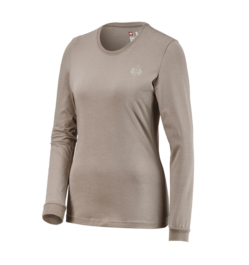 Accessoires: e.s. Pyjama Longsleeve, Damen + delphingrau 2