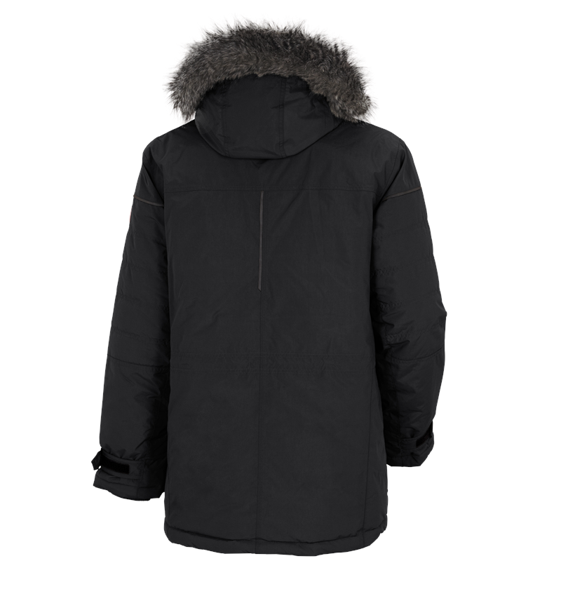 Vestes de travail: Parka d'hiver e.s.vision, hommes + noir 3