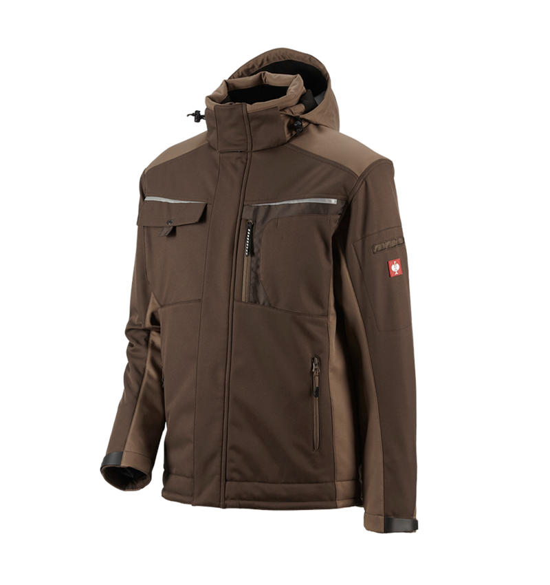 Jacken: Softshelljacke e.s.motion + kastanie/haselnuss 2