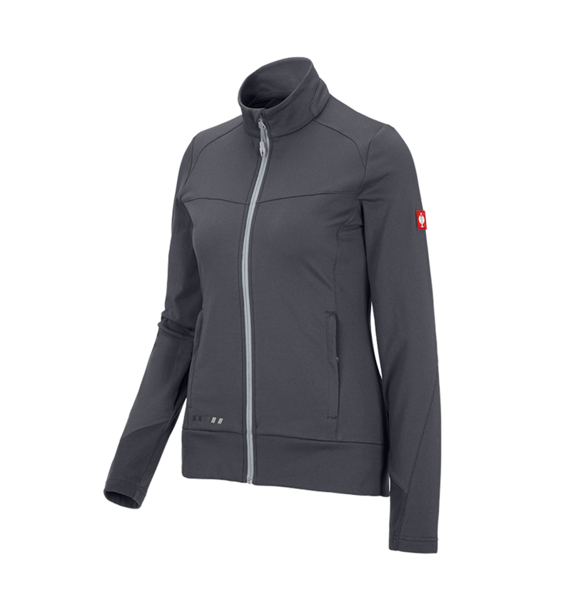 Vestes de travail: FIBERTWIN® Veste clima-pro e.s.motion 2020, femmes + anthracite/platine 2