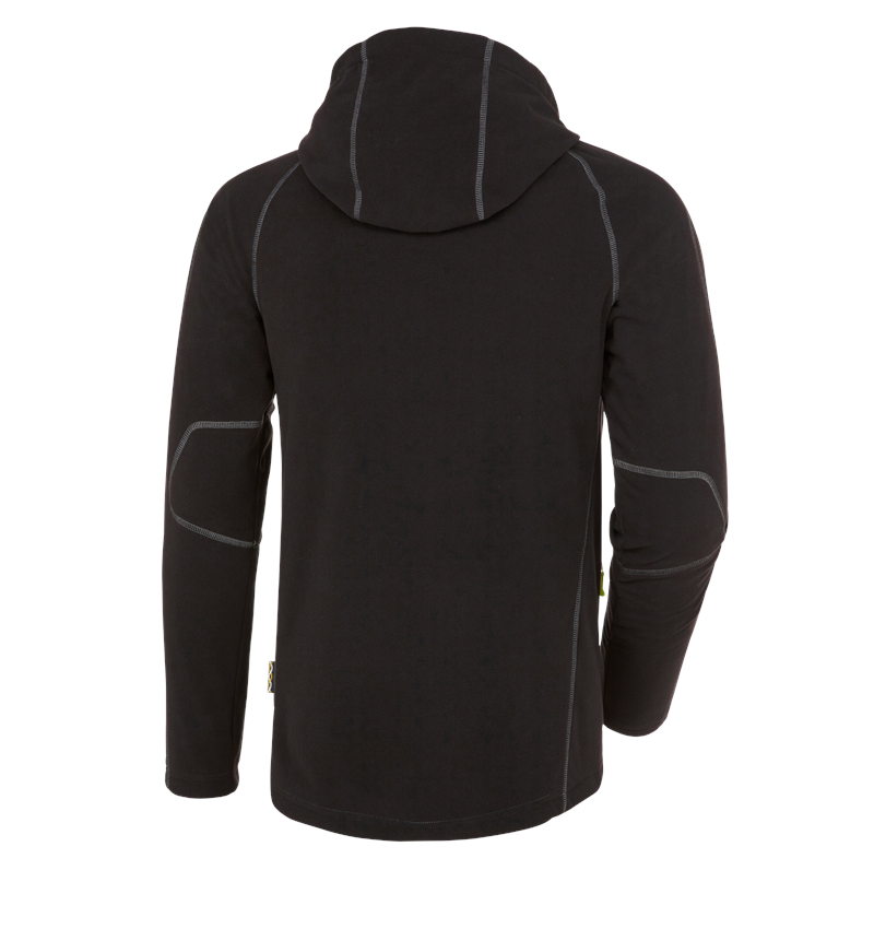 Themen: Kapuzen Fleece Jacke e.s.motion 2020 + schwarz 3