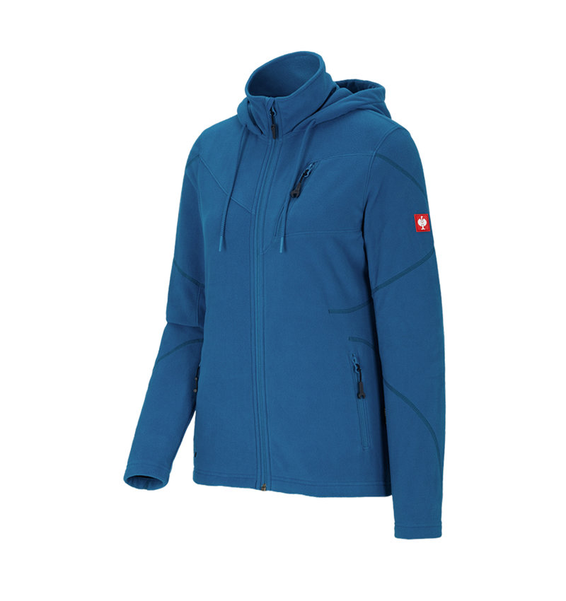 Jacken: Kapuzen Fleece Jacke e.s.motion 2020, Damen + atoll 2