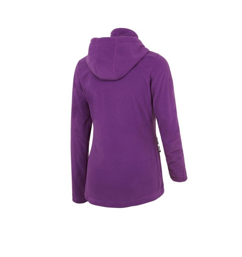 Jacken: Kapuzen Fleece Jacke e.s.motion 2020, Damen + violett 1
