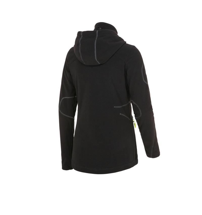 Jacken: Kapuzen Fleece Jacke e.s.motion 2020, Damen + schwarz 2