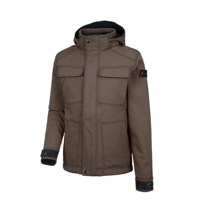 Themen: Winter Softshelljacke e.s.roughtough + rinde 2
