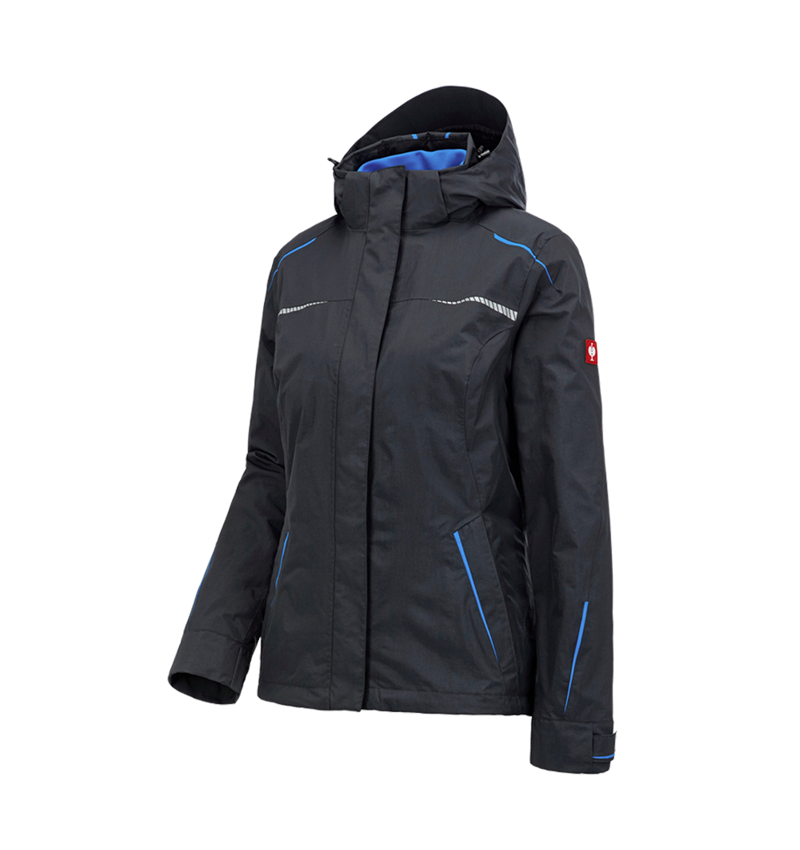 Vestes de travail: Veste de fonction 3 en 1 e.s.motion 2020,femmes + graphite/bleu gentiane 2