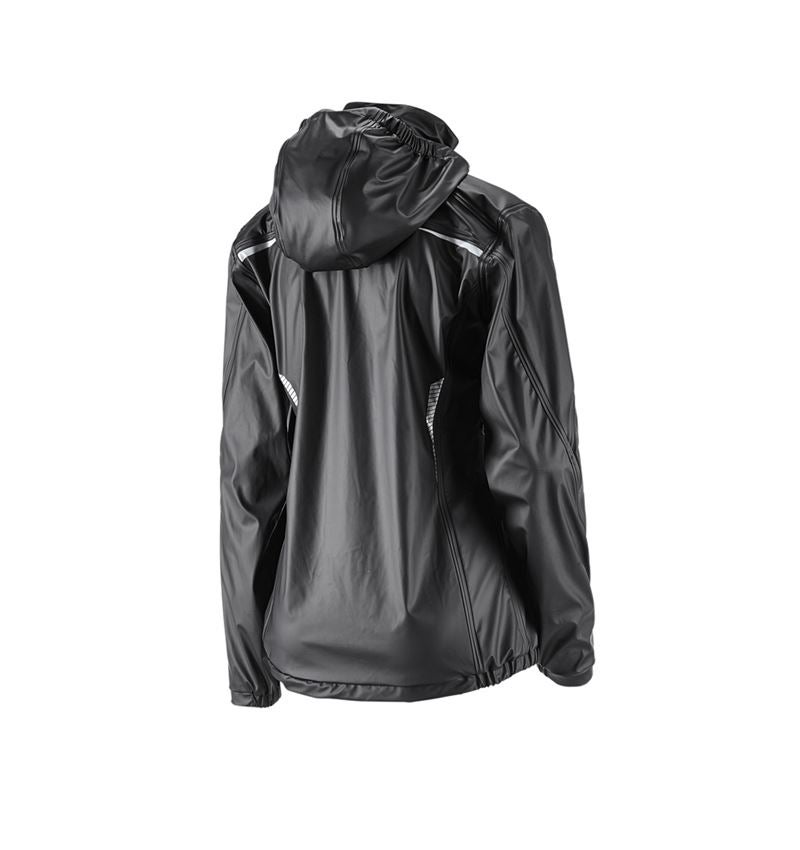Vestes de travail: Veste de pluie e.s.motion 2020 superflex, femmes + noir/platine 3