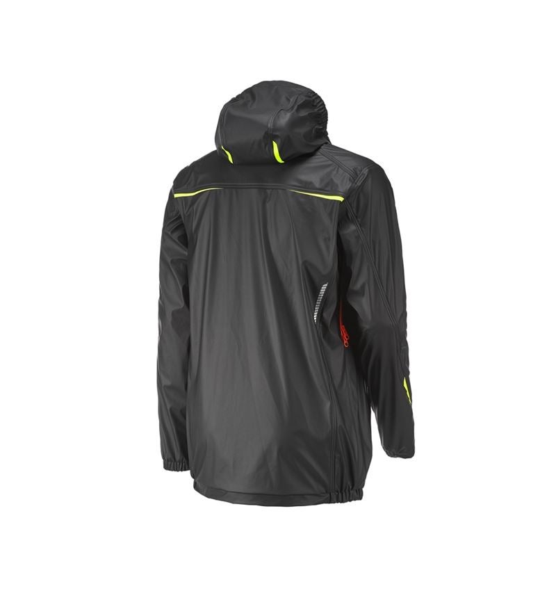 Jacken: Regenjacke e.s.motion 2020 superflex + schwarz/warngelb/warnorange 4