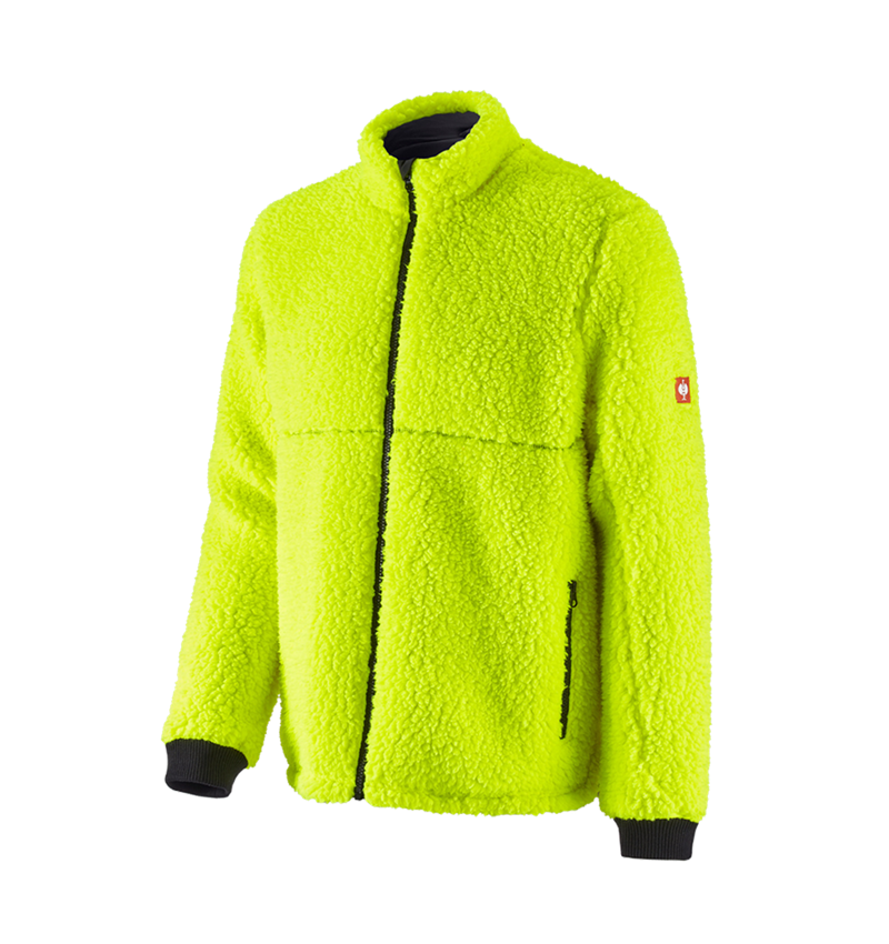 Jacken: e.s. Forst-Faserpelzjacke + warngelb 2