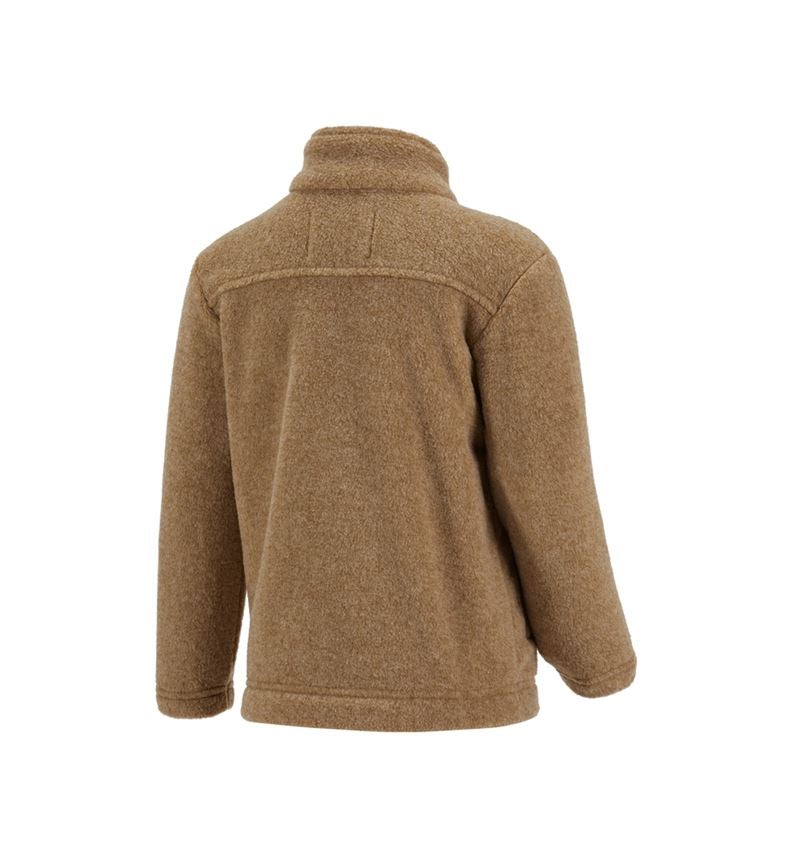 Jacken: Fleecejacke e.s.vintage, Kinder + sepia melange 3