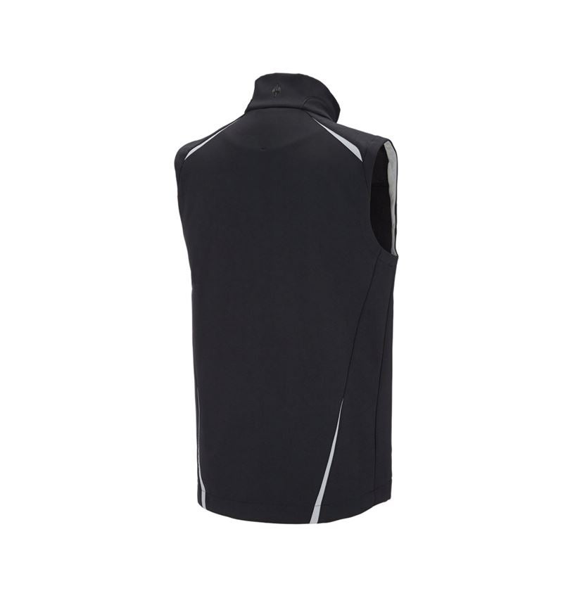 Galabau / Forst- und Landwirtschaft: Softshell Weste e.s.motion 2020 + schwarz/platin 3