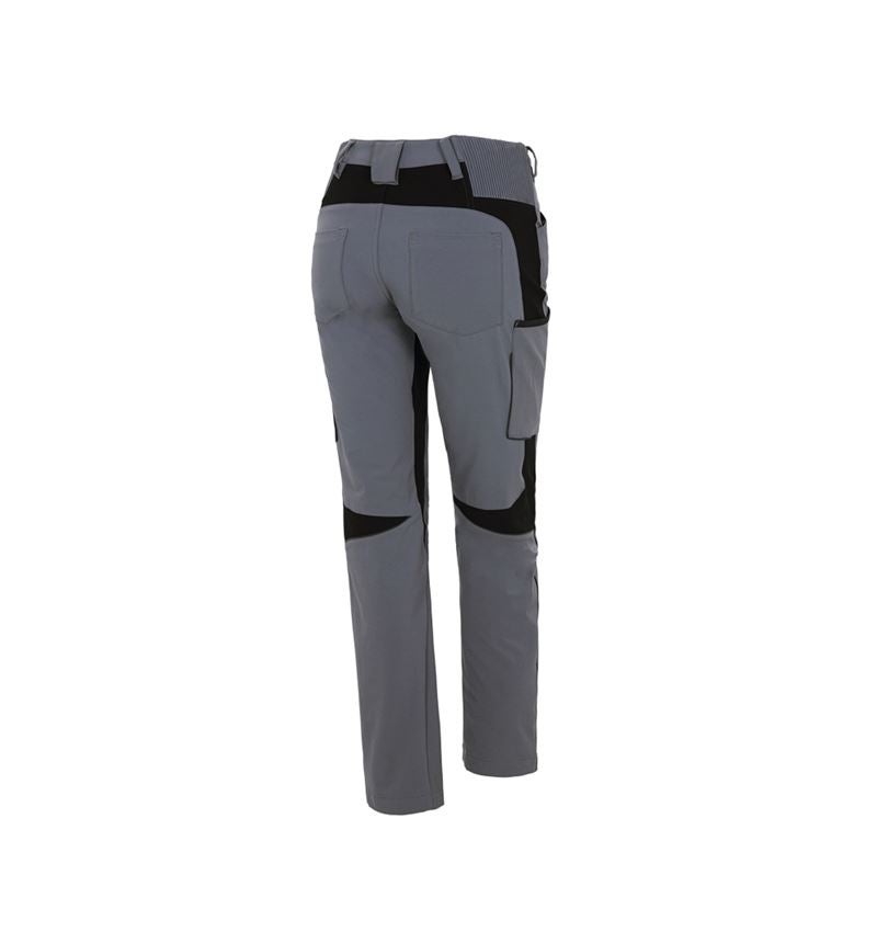 Hosen: Cargohose e.s.vision stretch, Damen + grau/schwarz 3